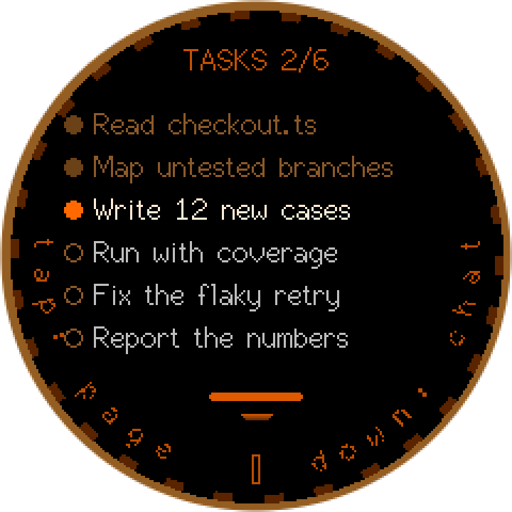 The Node task list